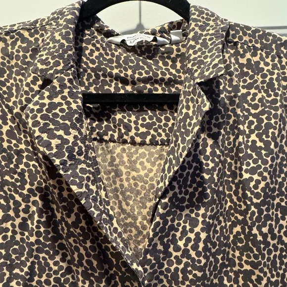 & Other Stories Leopard Print Blouse - Picture 9 of 12